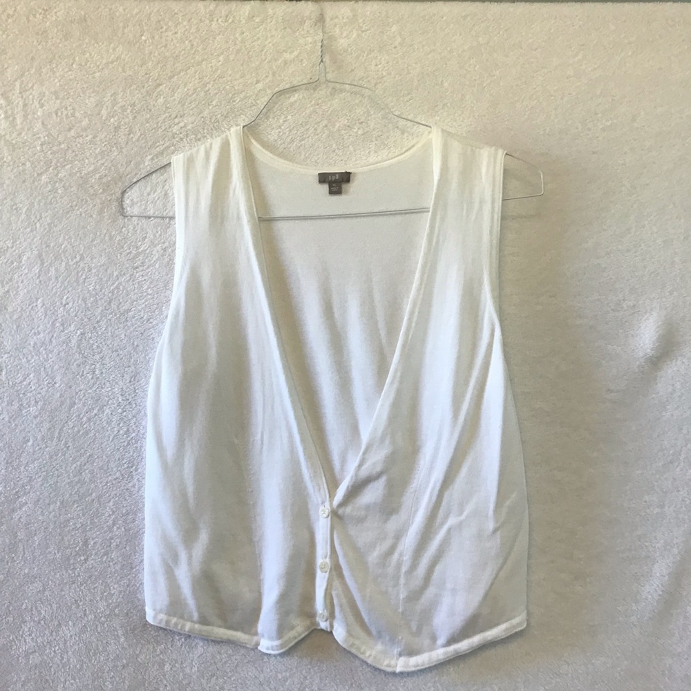 J Jill vest/sleeveless cardigan